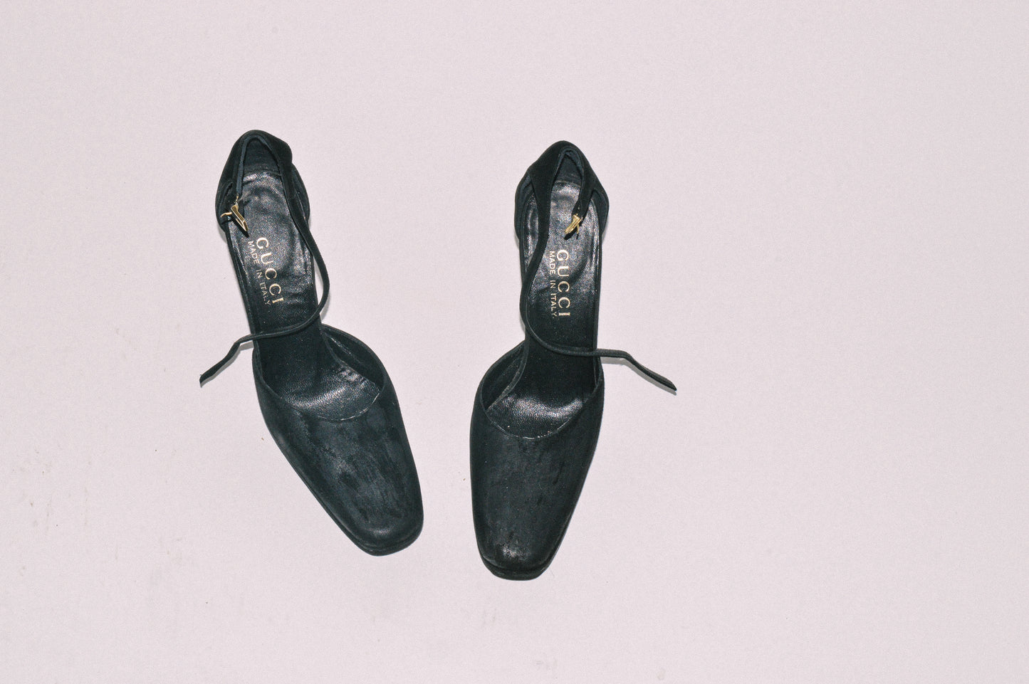 Gucci Tom Ford 1996 Black Suede Heels