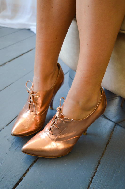 Jonathan Kelsey Rose Gold Heels