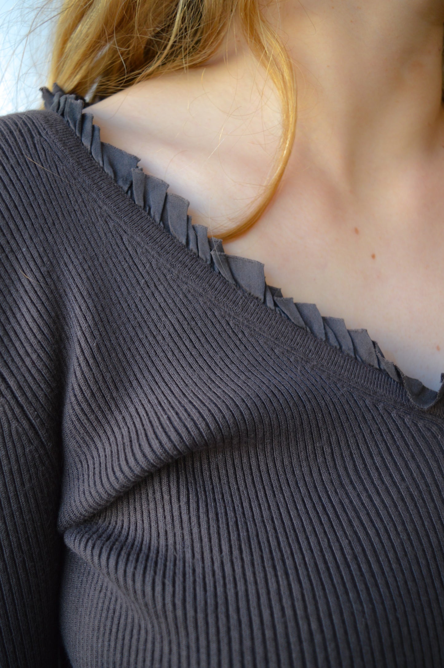 Armani Brown Knit Top