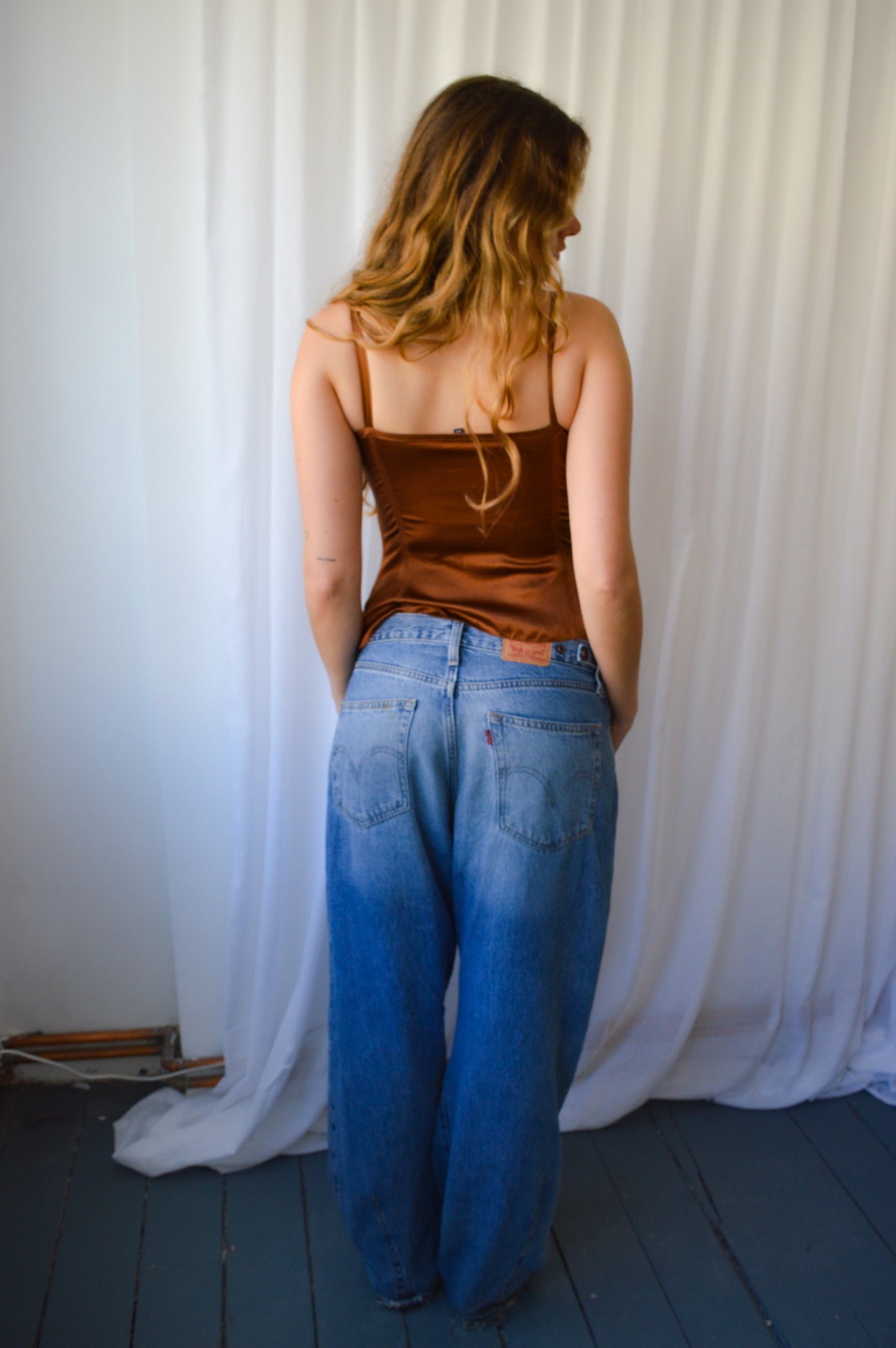 Anne Klein Tobacco Silk Cami