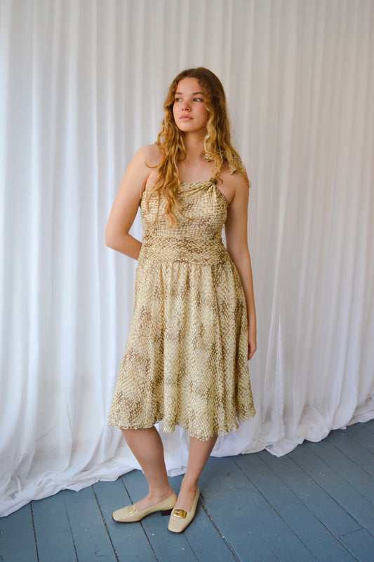 Ralph Lauren Snake Print Dress