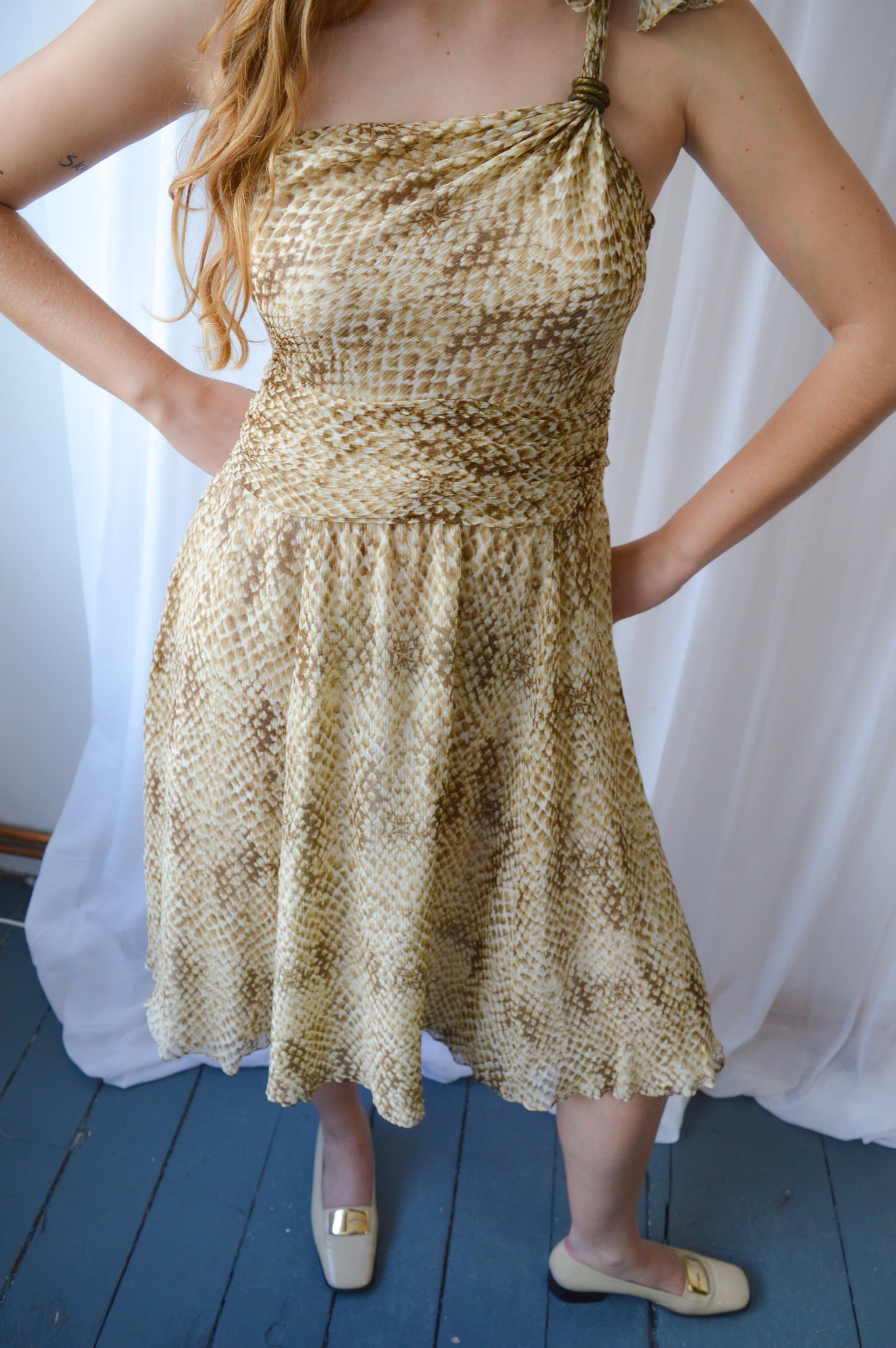 Ralph Lauren Snake Print Dress