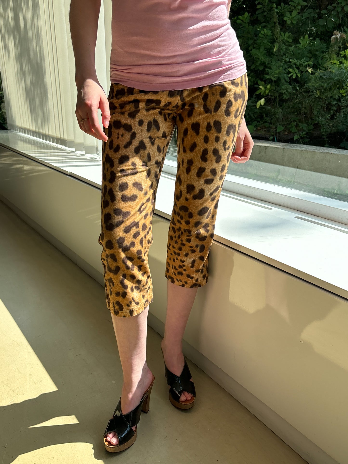 D&G Leopard Print Capris