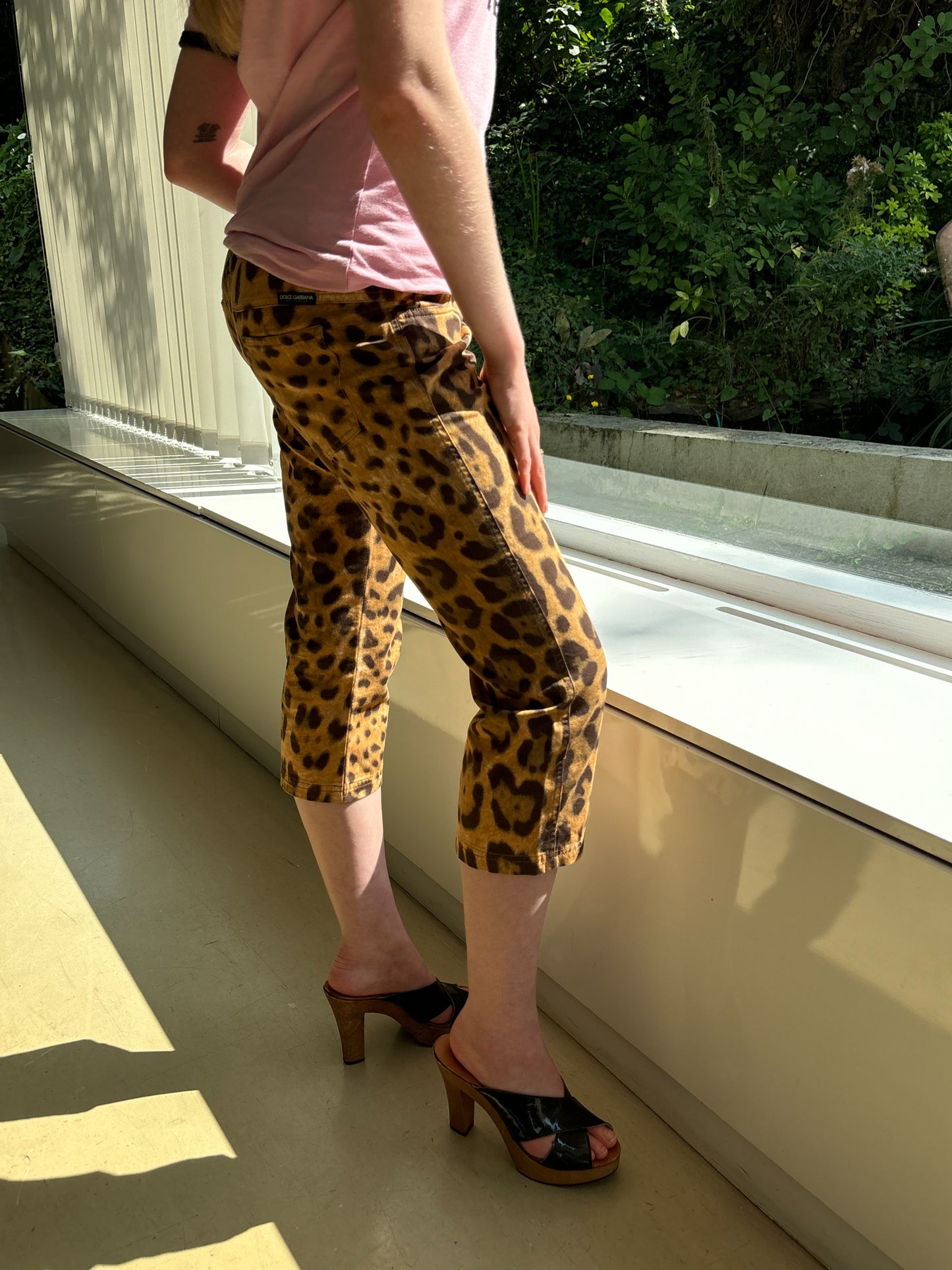 D&G Leopard Print Capris