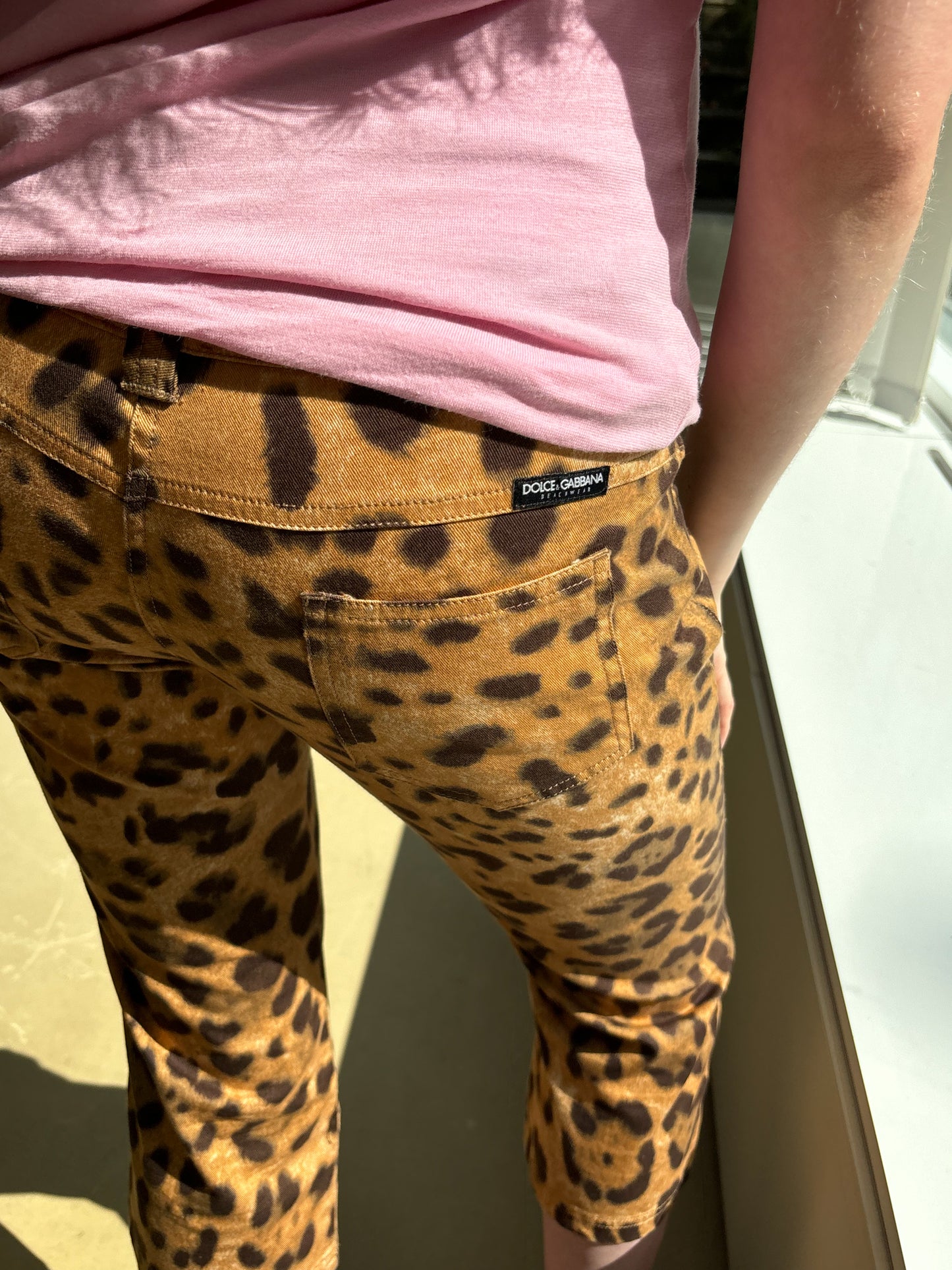 D&G Leopard Print Capris