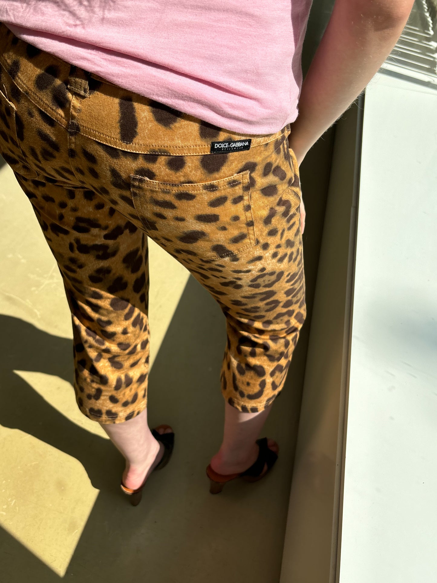 D&G Leopard Print Capris