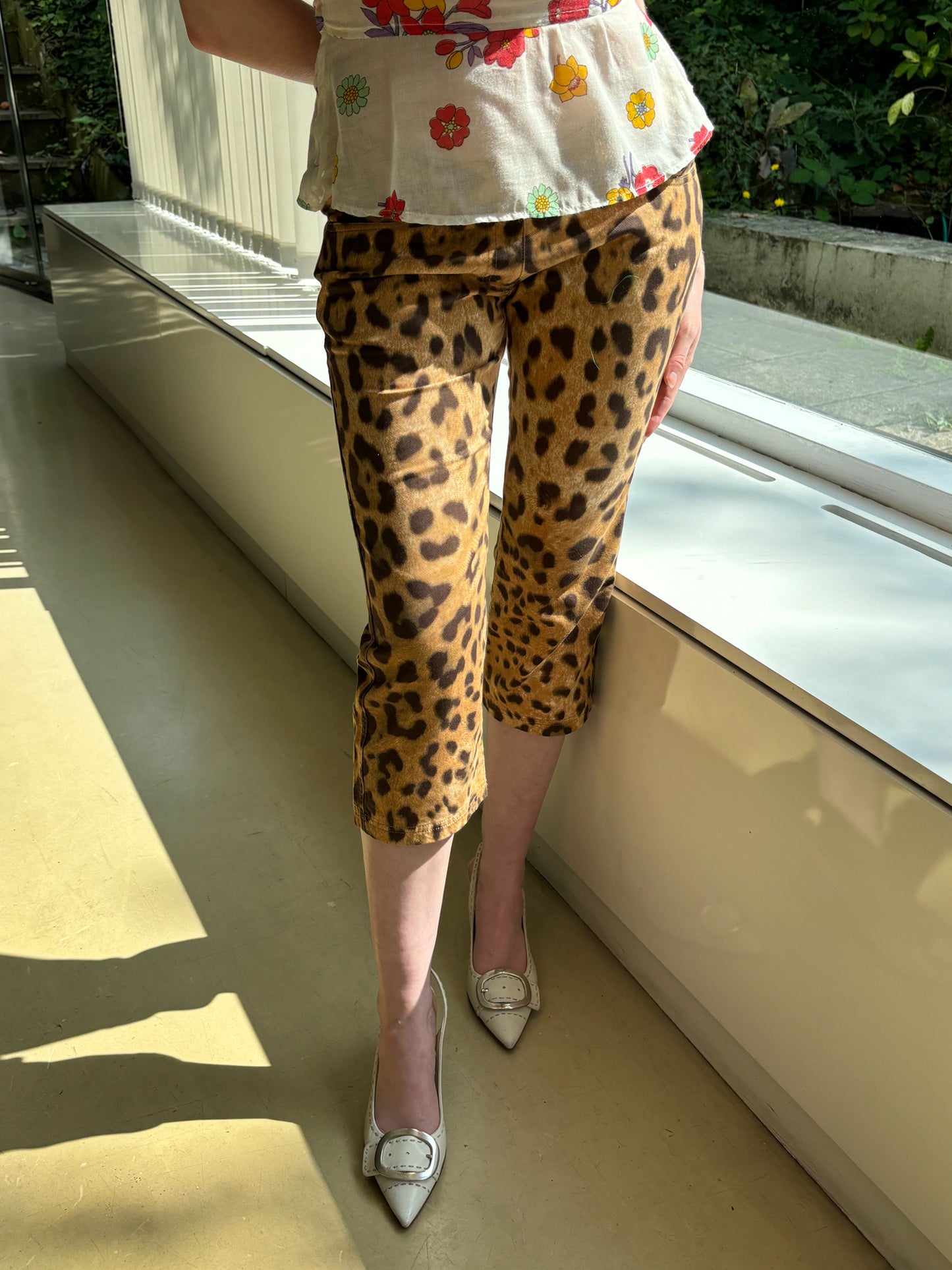 D&G Leopard Print Capris