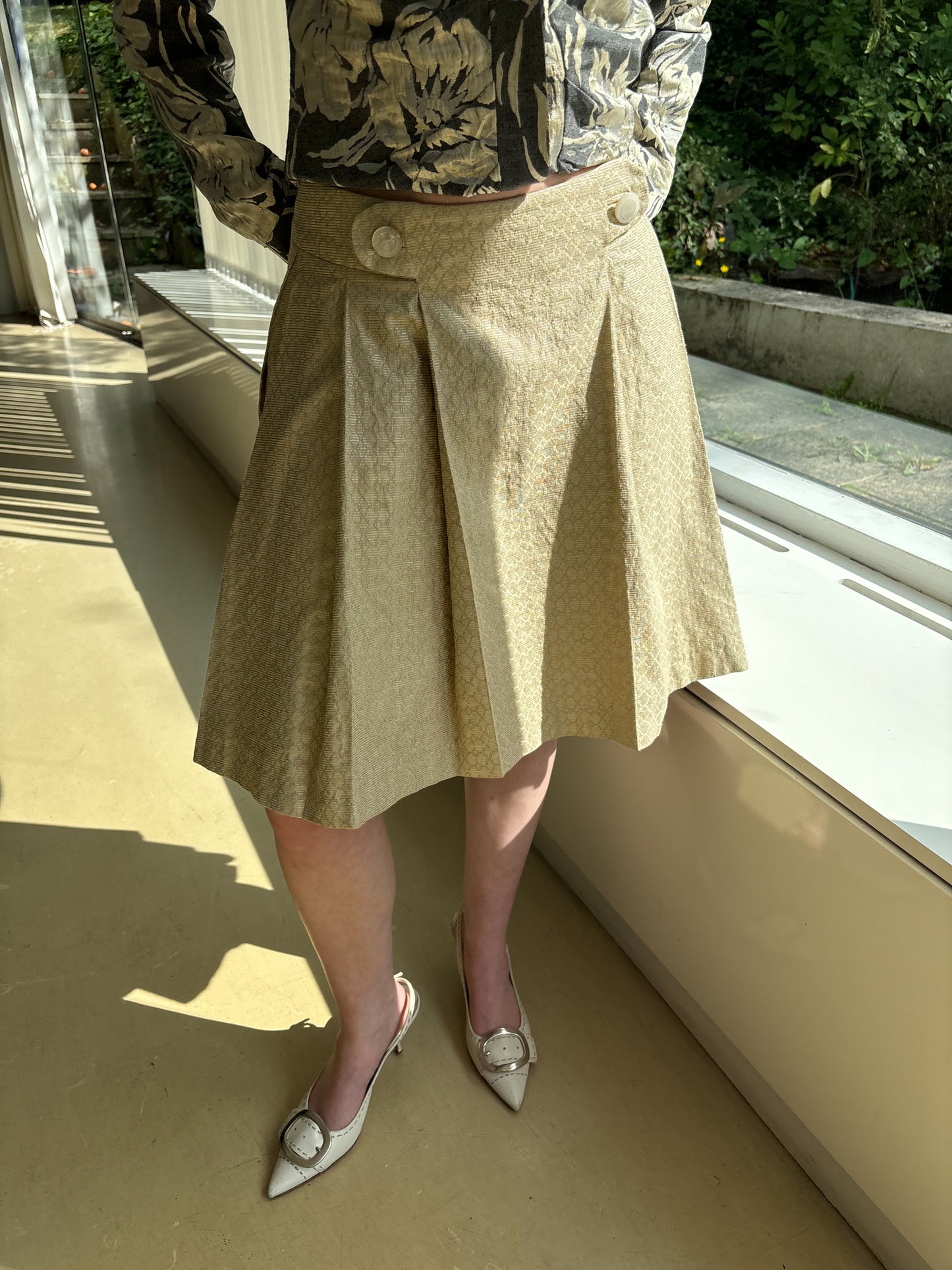 See By Chloé Metallic Skirt