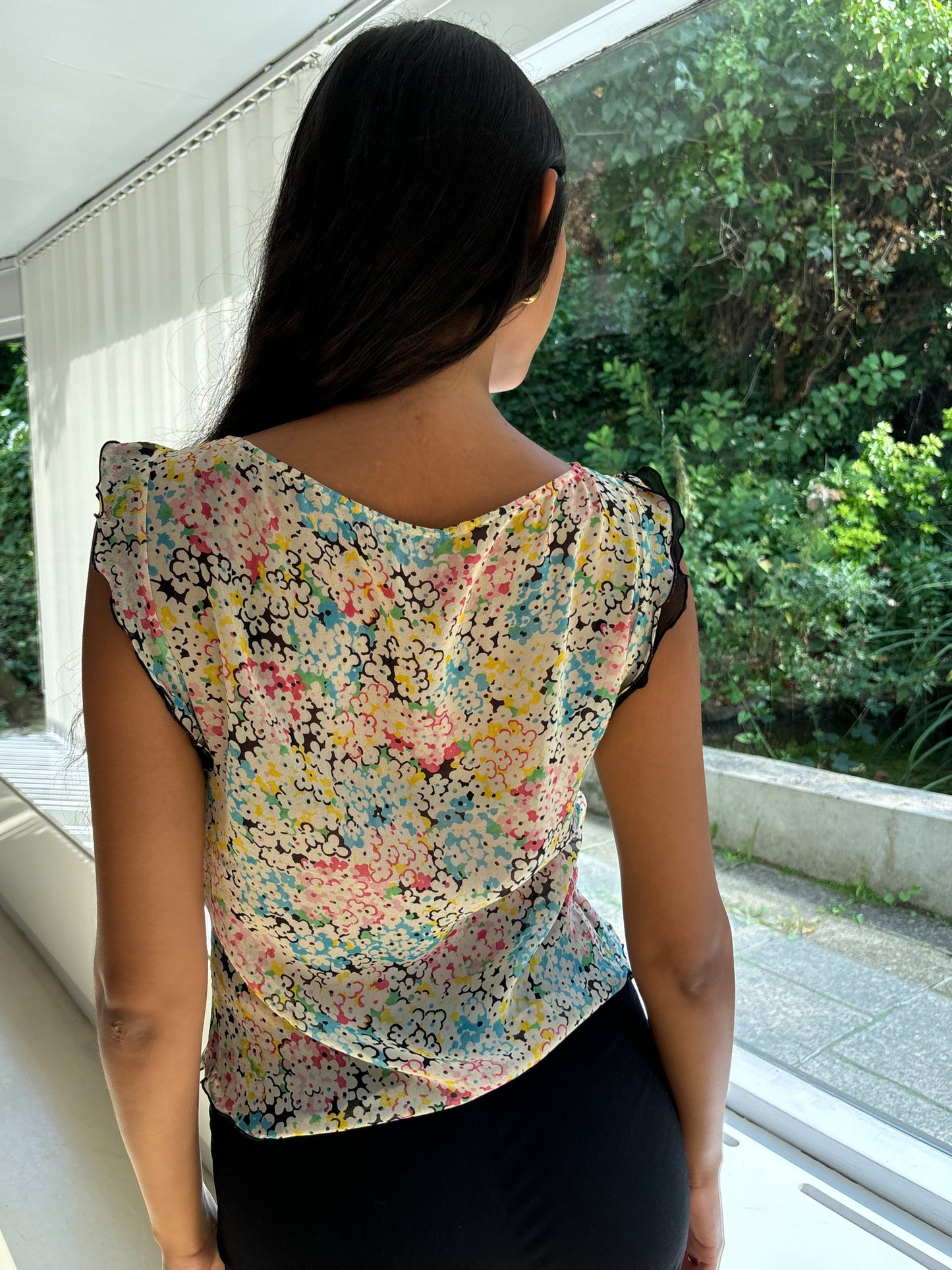 Princesse Tam Tam Silk Floral Top