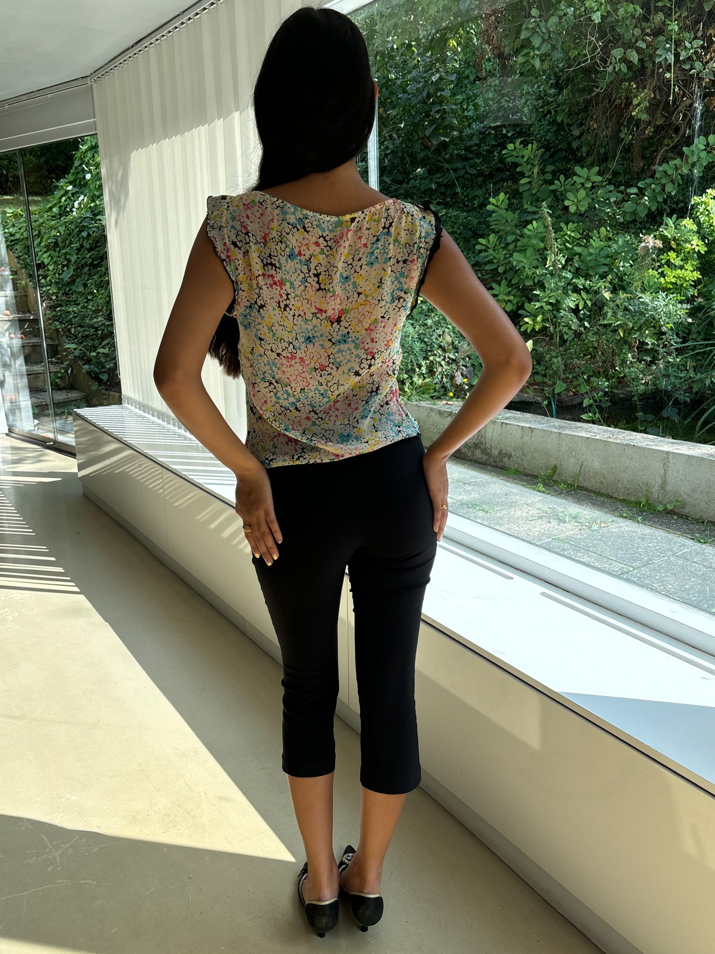 Princesse Tam Tam Silk Floral Top