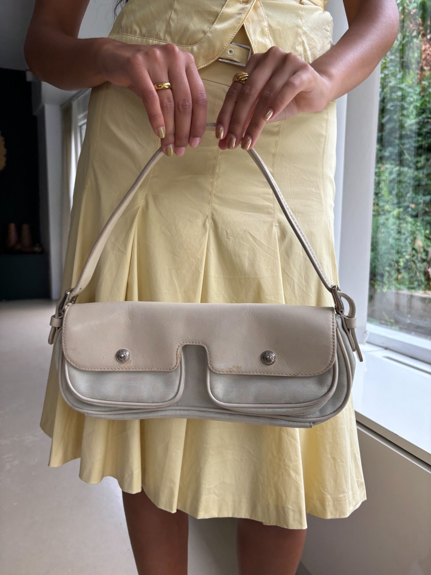 DKNY Cream Shoulder Bag