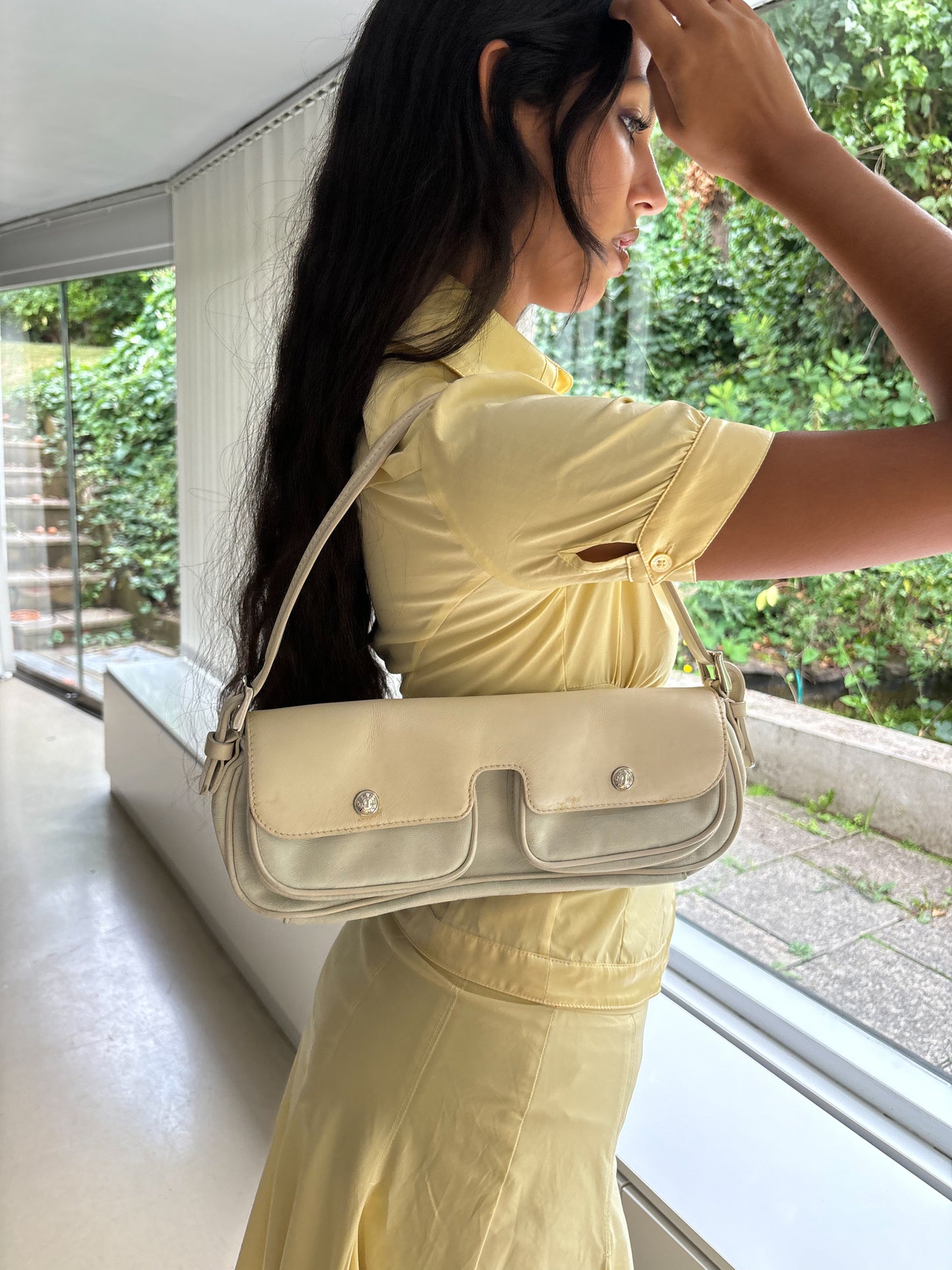 DKNY Cream Shoulder Bag